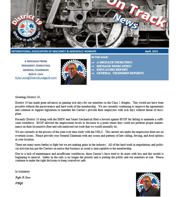 On Track News – 2nd Quarter 2023